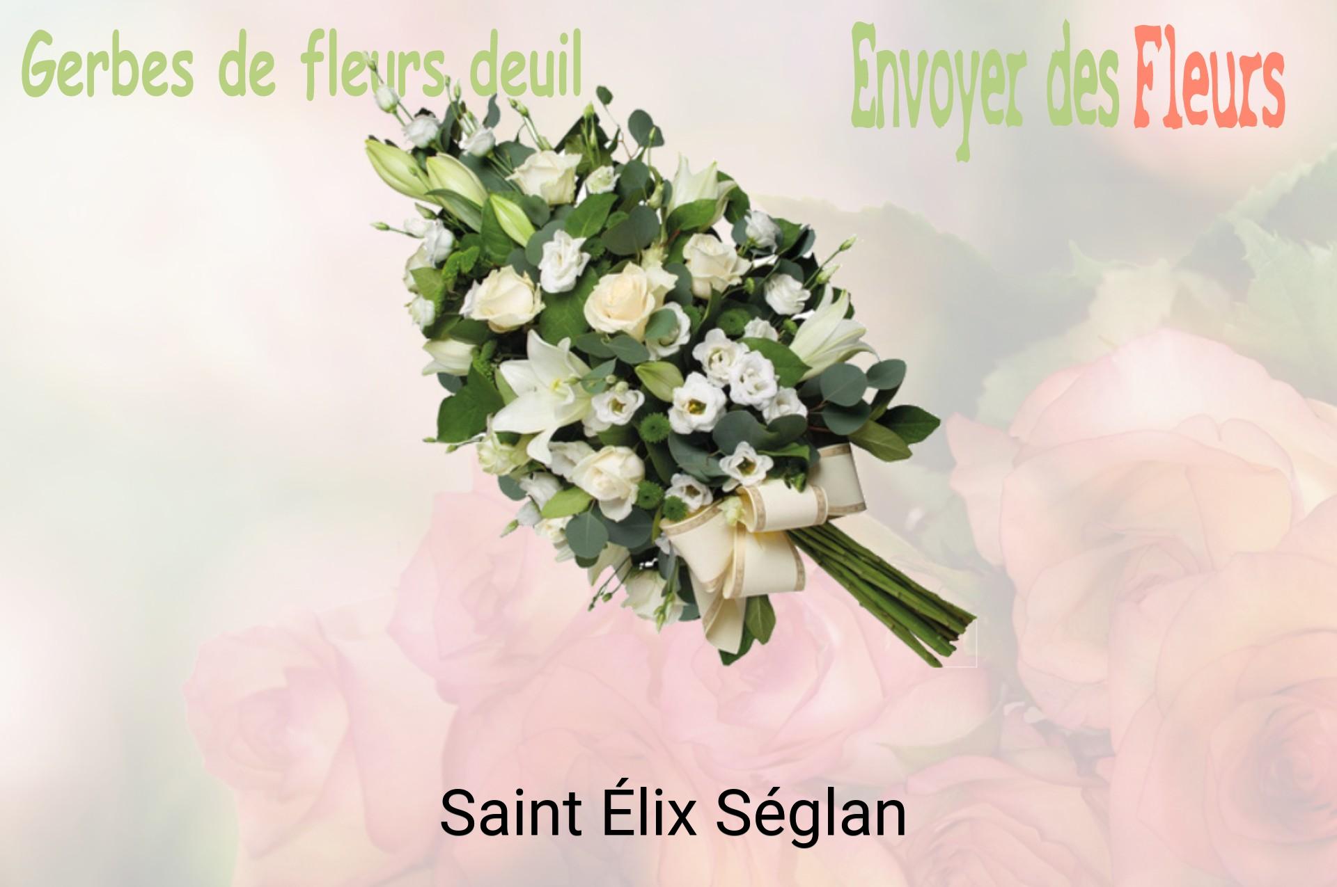 Gerbe de fleurs de deuil livrée à Saint-Élix-Séglan